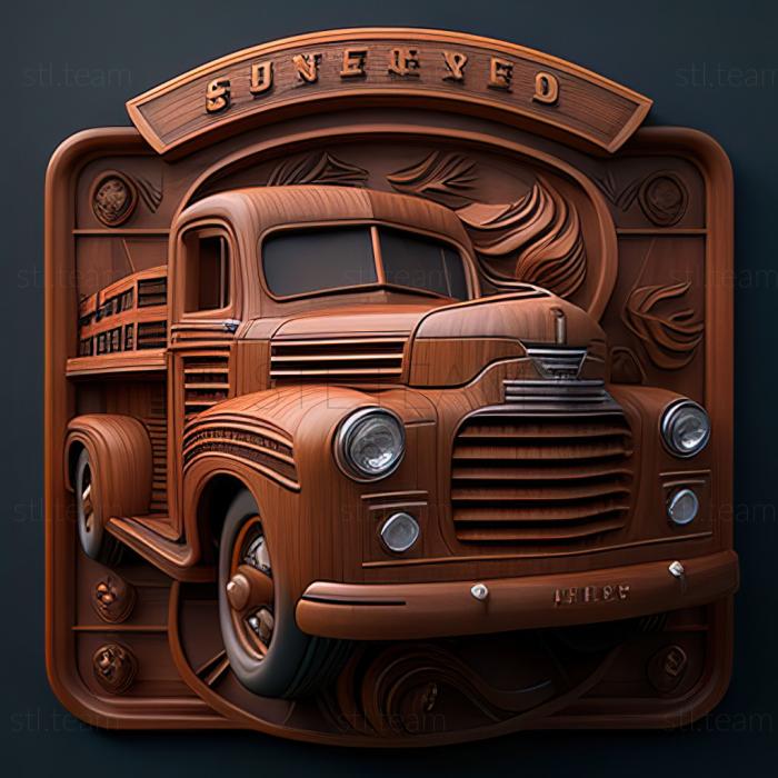 3D модель Вантажівка Studebaker серії E (STL)
